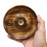 Incense Stick & Cone Burner Disc - Yin & Yang - SHAMTAM.COM