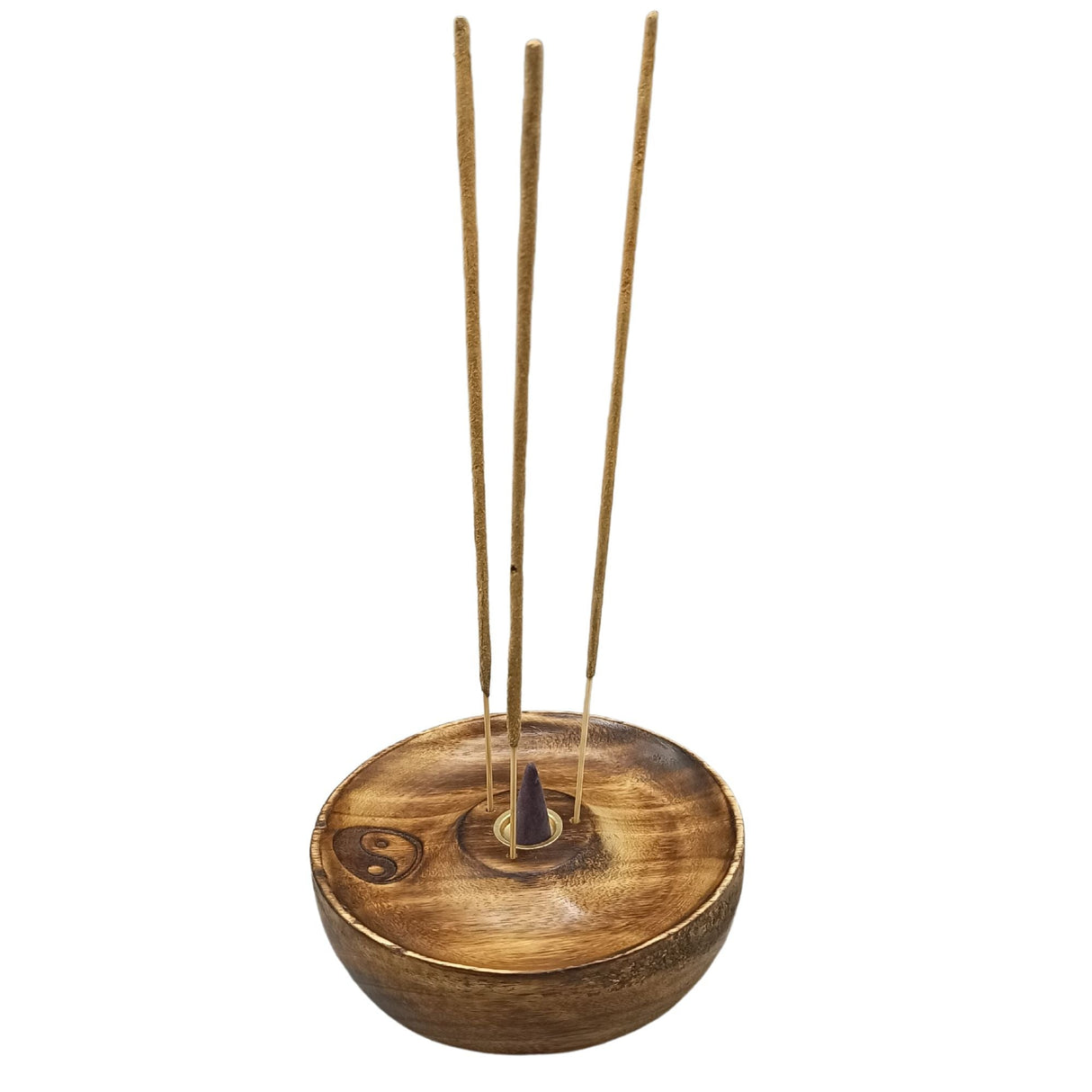 Incense Stick & Cone Burner Disc - Yin & Yang - SHAMTAM.COM