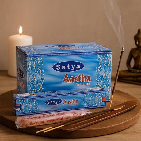 Incense Sticks Aastha 15g Pack - SHAMTAM.COM
