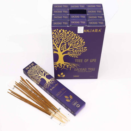 Banjara Botanical Incense - Baobab Tree | Tree of Life Fragrance | Handmade in India | 15g Pack with Earthy African Spices Aroma - SHAMTAM.COM