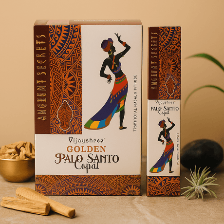 Incense Sticks Golden Copal And Palo Santo, 15g - SHAMTAM.COM