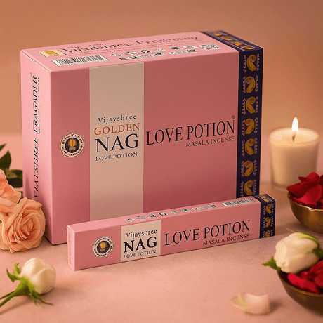 Incense Sticks Love Potion 15g Golden Nag - SHAMTAM.COM