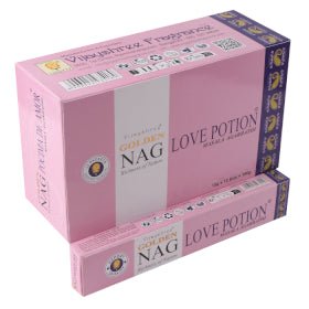 Incense Sticks Love Potion 15g Golden Nag - SHAMTAM.COM