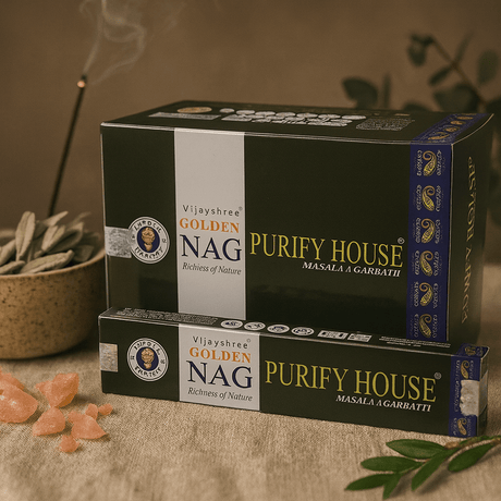 Incense Sticks Purify House 15g Golden Nag - SHAMTAM.COM