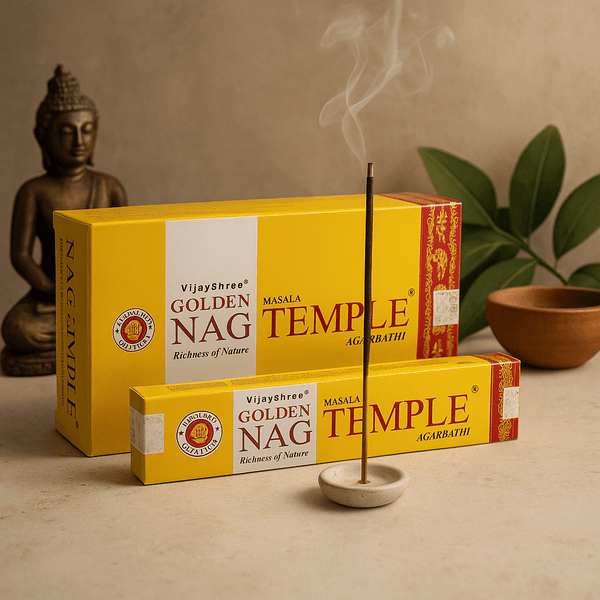 Tempel Wierook 15g Golden Nag