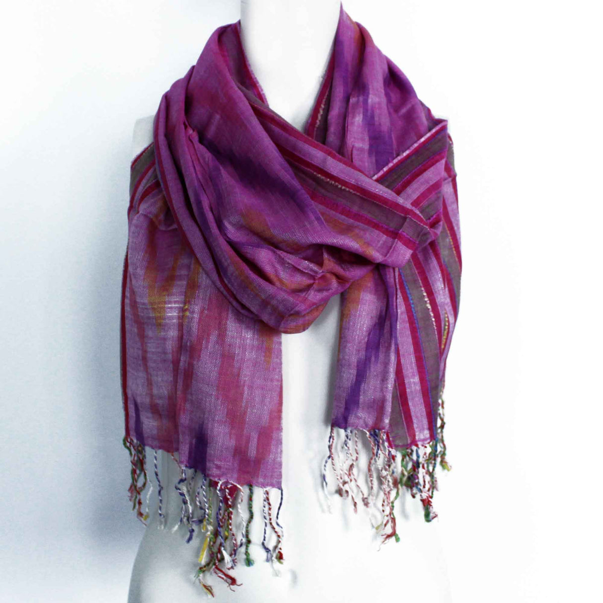 Boho Scarf Indian - 22x72cm - Random Blues - SHAMTAM.COM