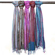 Boho Scarf Indian - 22x72cm - Random Blues - SHAMTAM.COM