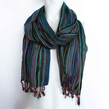 Boho Scarf Indian - 22x72cm - Random Purples - SHAMTAM.COM