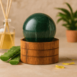 Indian Jade Sphere 40mm With Stand - SHAMTAM.COM