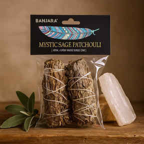 Indian Sage and Patchouli Smudge, Banjara - SHAMTAM.COM