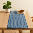 Indigo Runner 170x60cm Handmade Heerak Pattern - SHAMTAM.COM