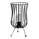 Industrial Lamp, Cable and Bulb, Iron - SHAMTAM.COM