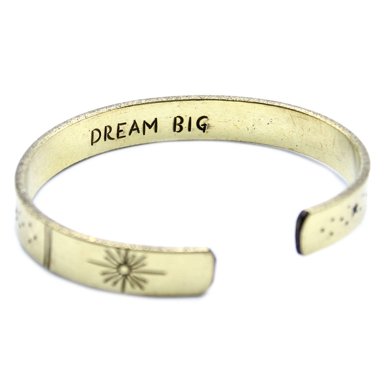 Inspiration Bracelet - Brass Snrise, Galaxy, Stars, Earth - SHAMTAM.COM