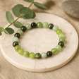 Jade Bracelet, Olive Jade - SHAMTAM.COM