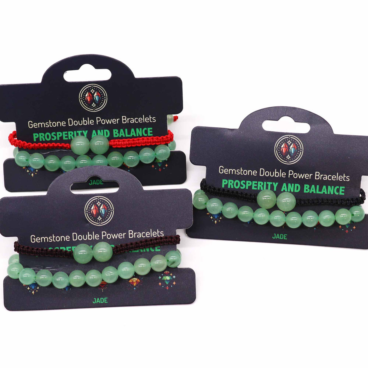 Jade Double Power Bracelets Gemstone - SHAMTAM.COM