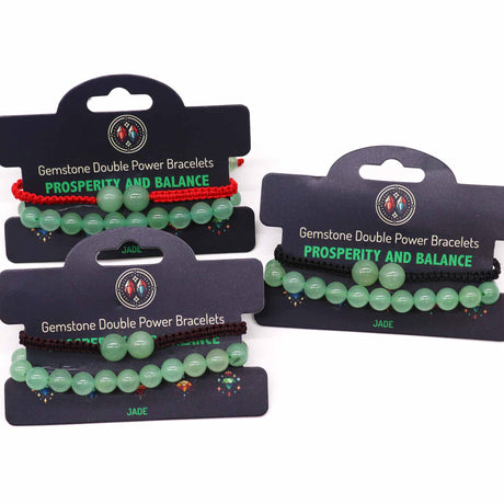 Jade Double Power Bracelets Gemstone - SHAMTAM.COM