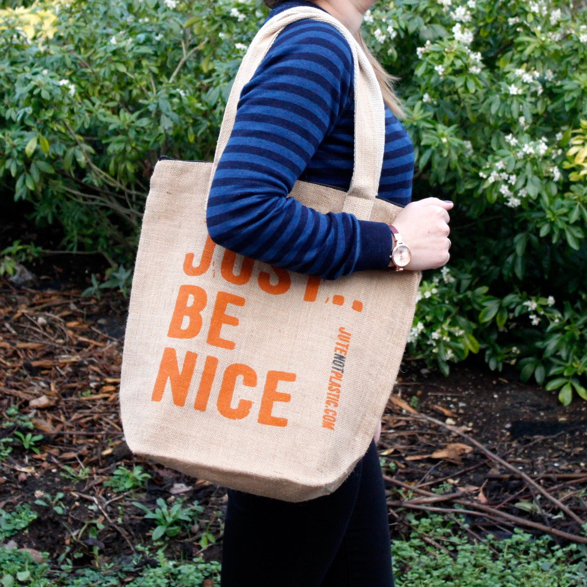 Tote Bag Just Be Nice - SHAMTAM.COM