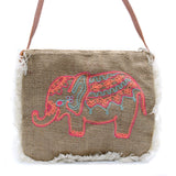 Fab Fringe Bag - Elephant Embroidery - SHAMTAM.COM