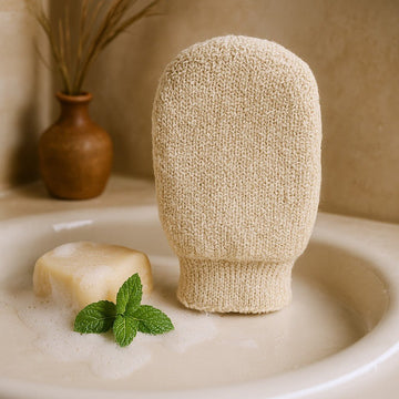 Jute Mix Handske – Creme