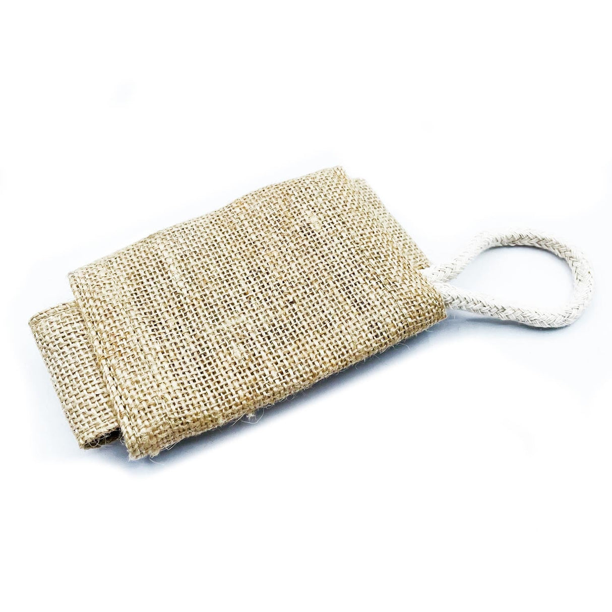 Jute Scrub Soap Pouch - Natural - SHAMTAM.COM