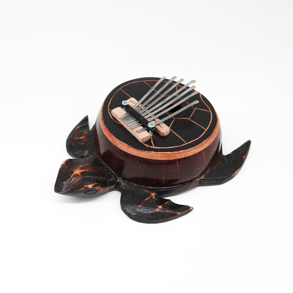 Kalimba Antique Turtle Coconut - SHAMTAM.COM