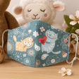 Kids Face Mask - Happy Cats With Filter - SHAMTAM.COM