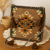 Kilim Messenger Bag Beige Turkish - SHAMTAM.COM