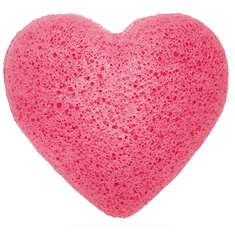 Konjac Heart Sponge - Rose - SHAMTAM.COM