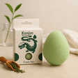 Konjac Sponge Green Tea Teardrop Facial Exfoliating - SHAMTAM.COM
