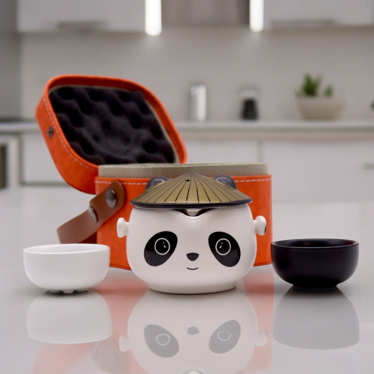 Travel Tea Set Kung Fu Panda - Two Cups - SHAMTAM.COM