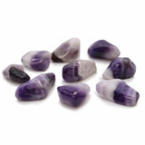 Amethyst Banded Grade B Tumbled Stones - Crystals Gemstones - SHAMTAM.COM