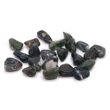 Green Moss Tumbled Stones - Crystals Gemstones - SHAMTAM.COM