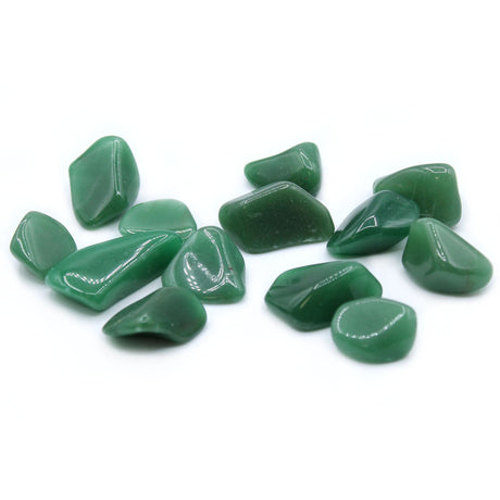 Green Quartz Tumbled Stones - Crystals Gemstones - SHAMTAM.COM