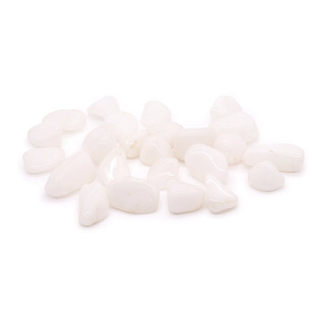 Snow Quartz Tumbled Stones - Crystals Gemstones - SHAMTAM.COM