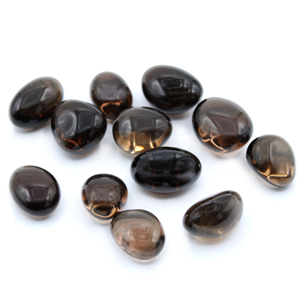 Smoky Quartz Tumbled Stones - Crystals Gemstones - SHAMTAM.COM