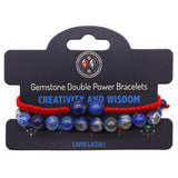 Lapis Lazuli Double Power Bracelets Gemstone - SHAMTAM.COM