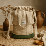 Laptop Backpack Hemp Cotton Boho - SHAMTAM.COM