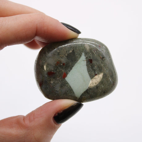 Bloodstone - Sephtonite Tumble Stones - African Crystals Gemstones - SHAMTAM.COM