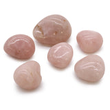 Rose Quartz Tumble Stones - African Crystals Gemstones - SHAMTAM.COM