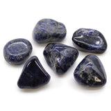 Pure Blue Sodalite Tumble Stones - African Crystals Gemstones - SHAMTAM.COM