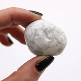 White Howlite Tumble Stones - African Crystals Gemstones - Magnesite - SHAMTAM.COM