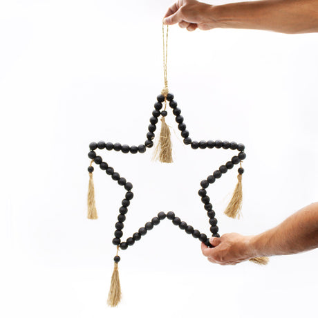 Large Bead Star Mobil 58x38cm - SHAMTAM.COM