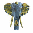 Large Elephant Head - Gold & Grey - SHAMTAM.COM