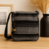 Large Sling Bag Adjustable Strap Mountain Granite Nepal - SHAMTAM.COM