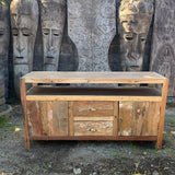 Large TV Stand - Recycled Wood - SHAMTAM.COM