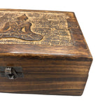 Large Wooden Keepsake Box 20x15x7.5cm - Buddha - SHAMTAM.COM