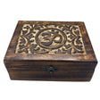 Large Wooden Keepsake Box 20x15x7.5cm - Om - SHAMTAM.COM