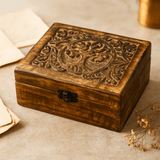 Large Wooden Keepsake Box - Tree of Life 20x15x7.5cm - SHAMTAM.COM