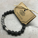 Lava Stone Bracelet - Buddha Chakra - SHAMTAM.COM