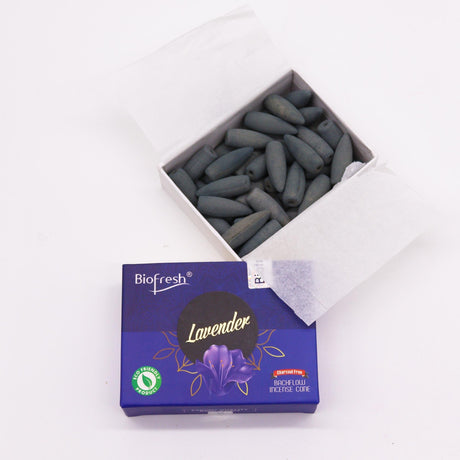Lavender Backflow Incense Cones - Biofresh - SHAMTAM.COM